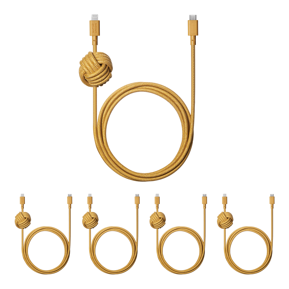 5-Pack Night Cable (USB-C to Lightning)