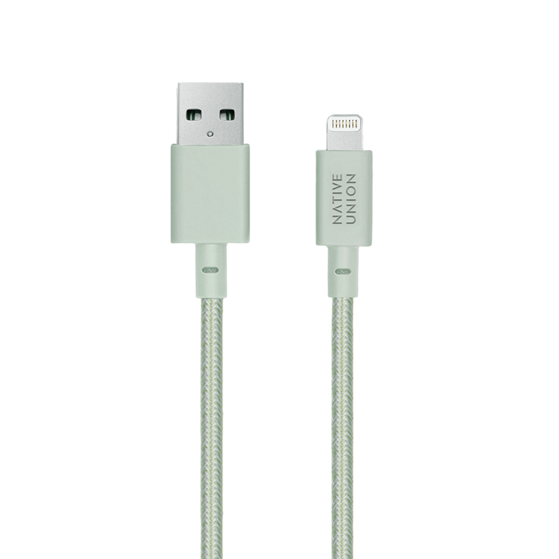 34253195509899,Belt Cable (USB-A to Lightning) - Sage