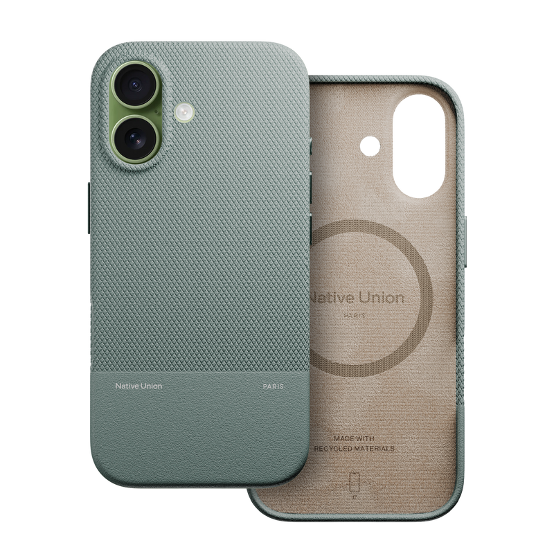 iPhone 17 / Slate Green / Lemon