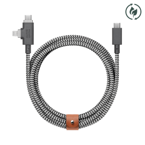 Belt Cable Duo Pro 240W (USB-C to USB-C & Lightning)