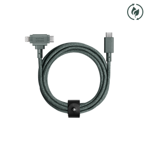 Belt Cable Duo (USB-C to USB-C & Lightning)