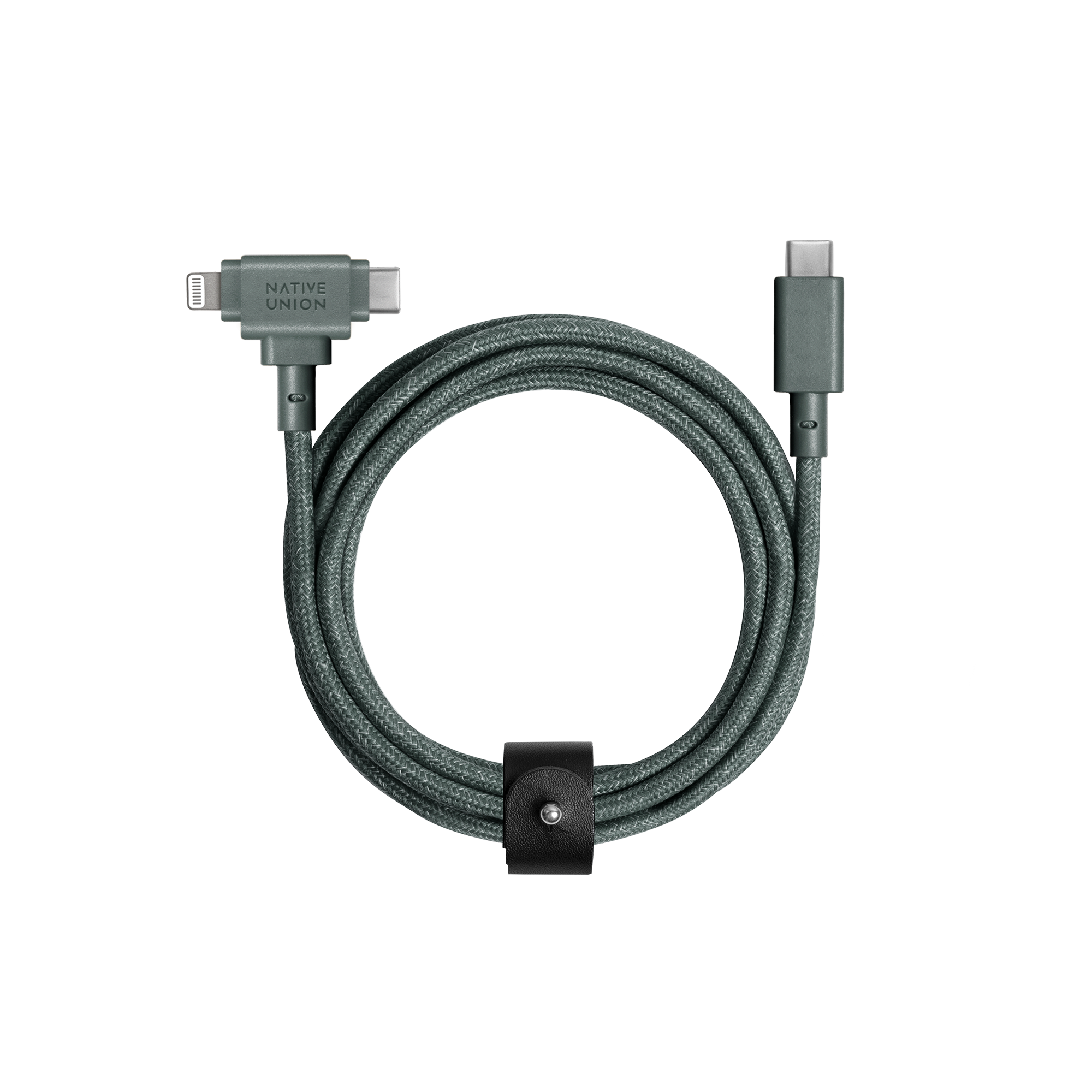 Native Union Belt Cable Duo Pro 240W (USB-C to USB-C and Lightning) - Thumbnail 5