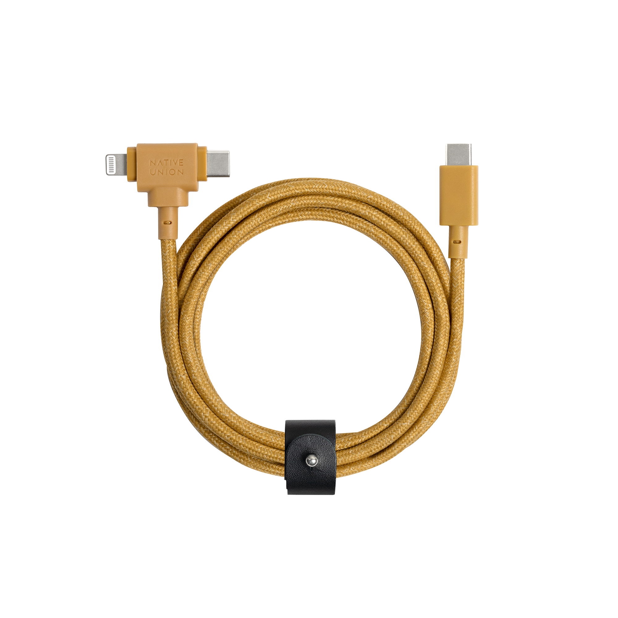 Native Union Belt Cable Duo Pro 240W (USB-C to USB-C and Lightning) - Thumbnail 3