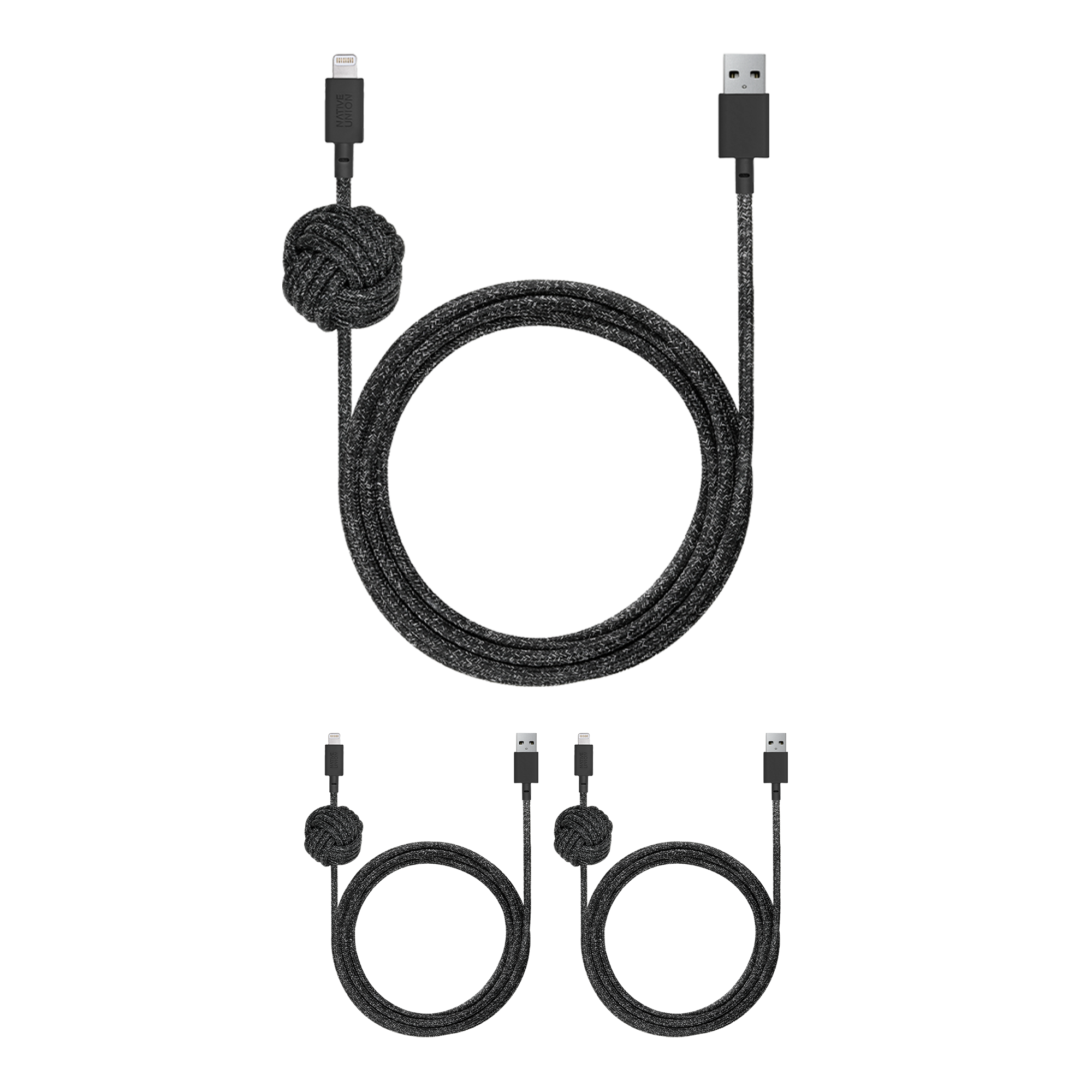 3-Pack Night Cable (USB-A to Lightning)