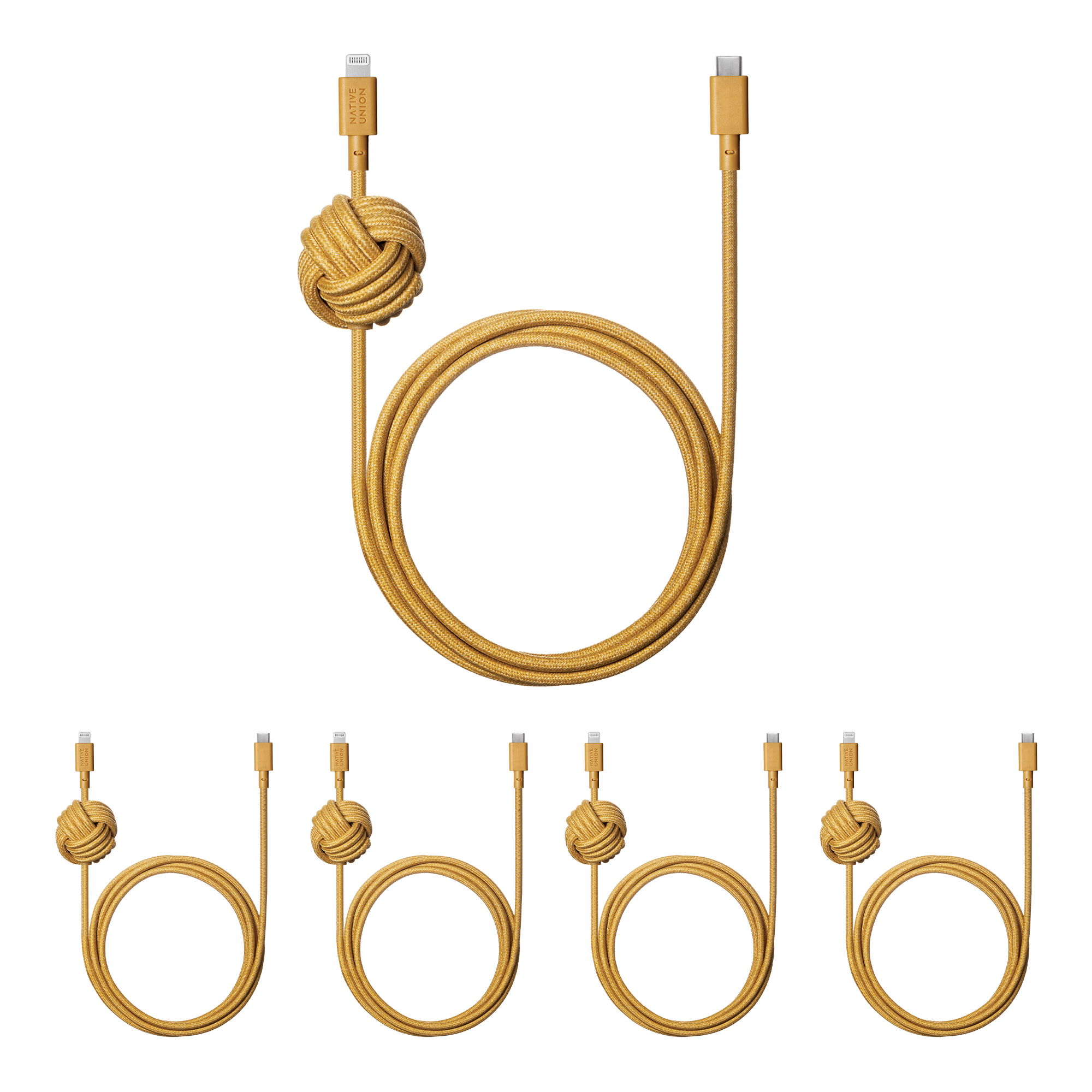 5-Pack Night Cable (USB-C to Lightning)