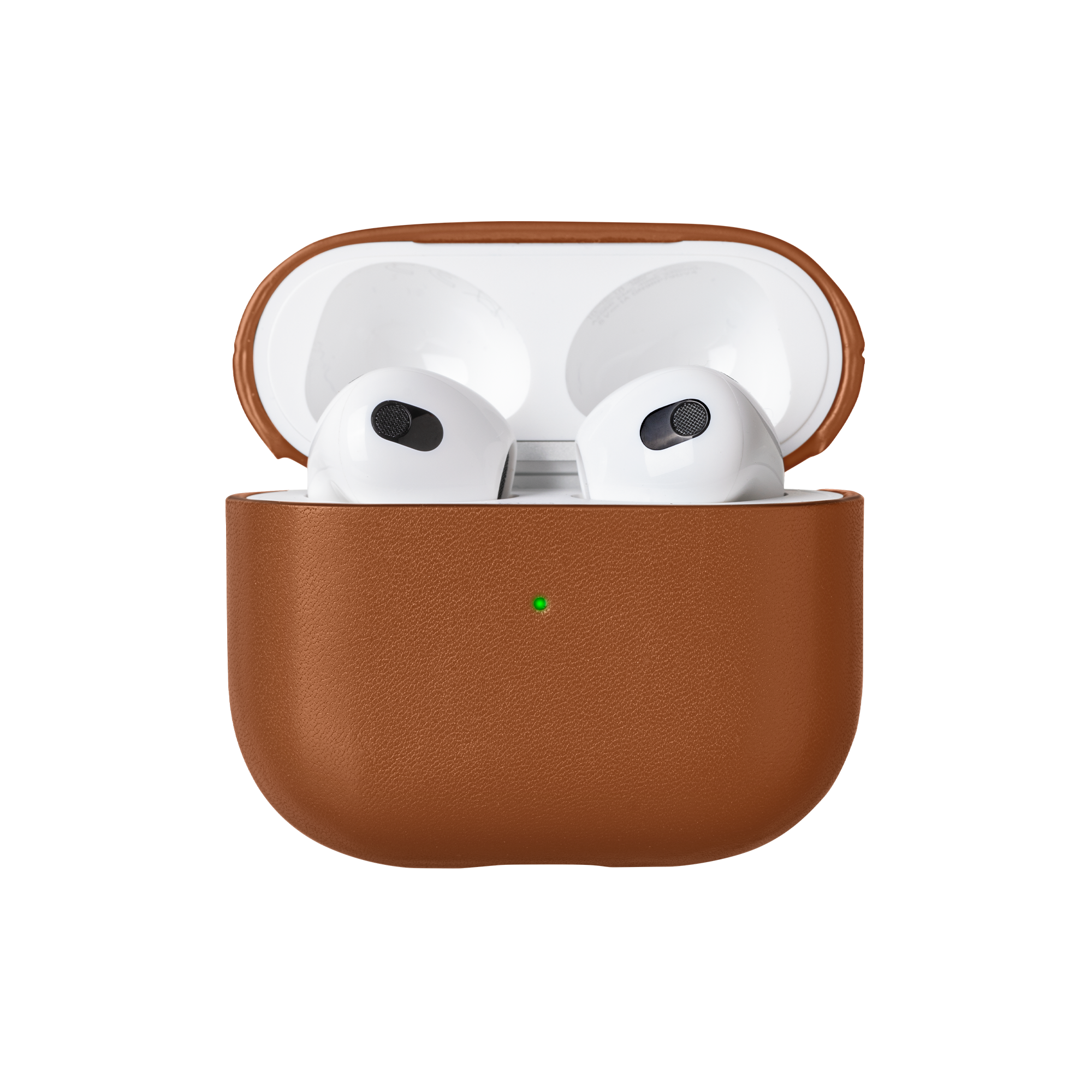39757619363979, Leather Case for AirPods (Gen 3) - Tan