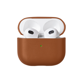 39757619363979, Leather Case for AirPods (Gen 3) - Tan