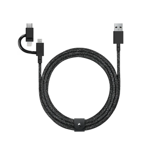 Cable Lightning a USB-C 3m Negro Native Union