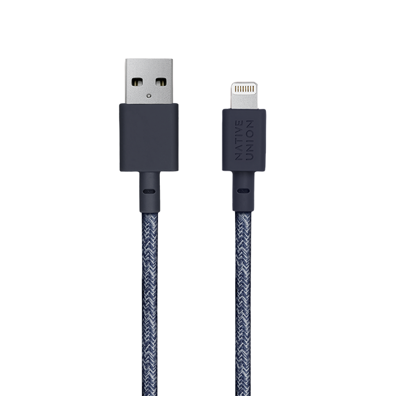 34253195477131,Belt Cable (USB-A to Lightning) - Indigo