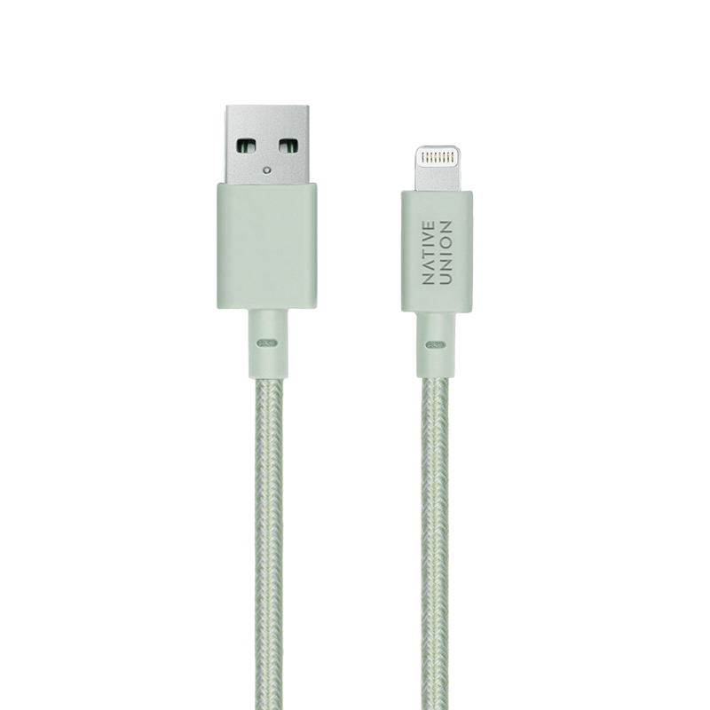 34253208387723,Belt Cable XL (USB-A to Lightning) - Sage