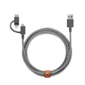 Cable Lightning a USB-C 3m Negro Native Union