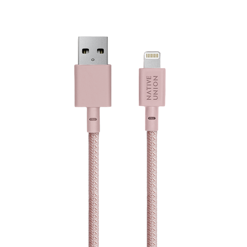 34253208322187,Belt Cable XL (USB-A to Lightning) - Rose