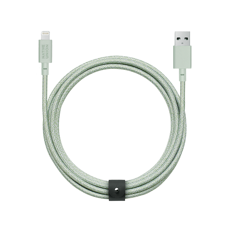 34253208387723,Belt Cable XL (USB-A to Lightning) - Sage