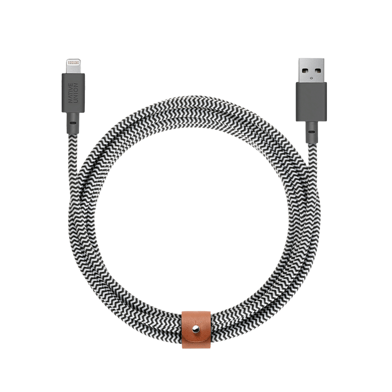 34253208256651,Belt Cable XL (USB-A to Lightning) - Zebra