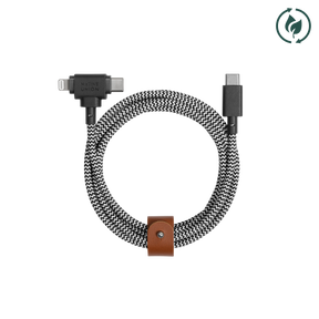 Belt Cable Duo (USB-C to USB-C & Lightning)