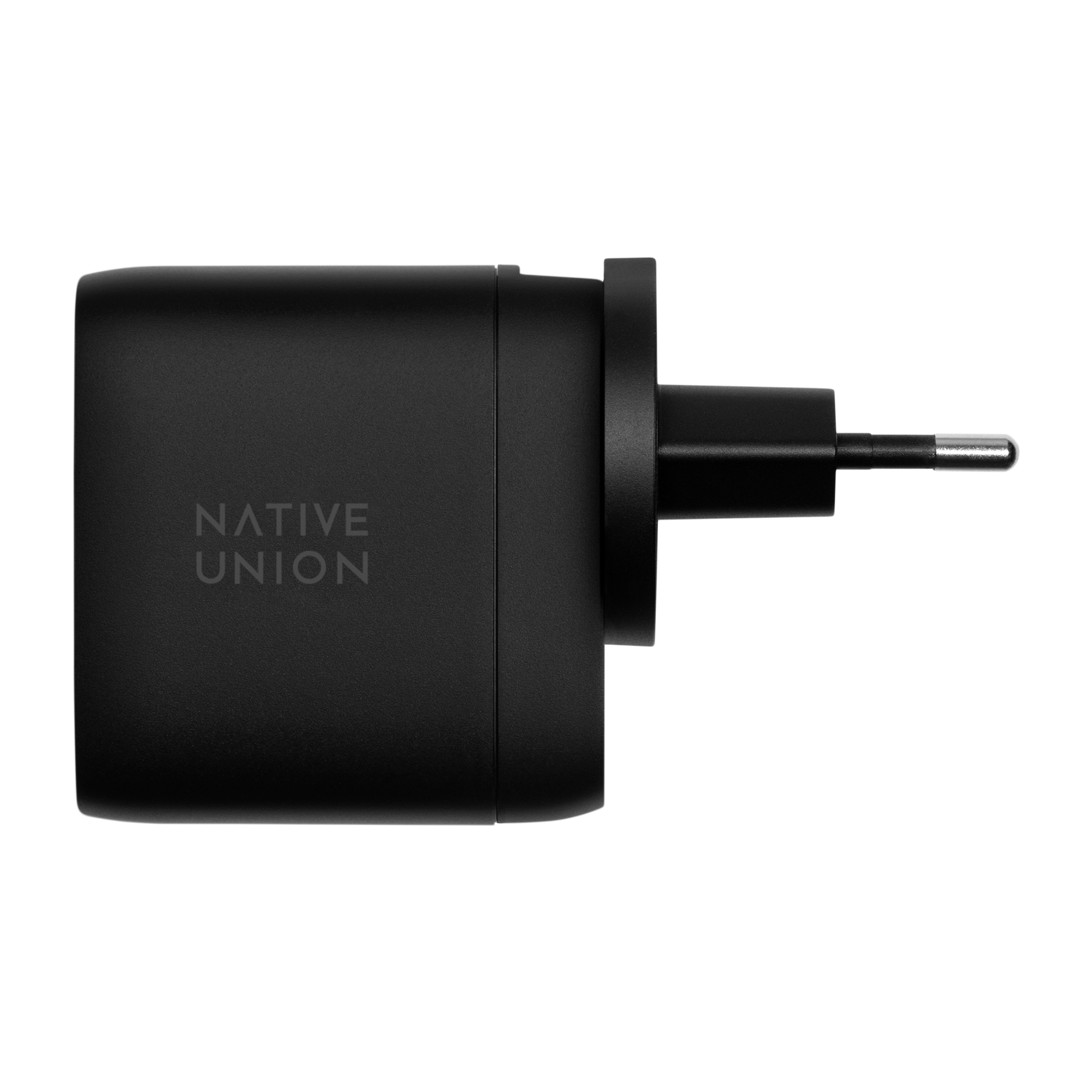 Native Union Fast GaN cargador dual USB-C 67W PD negro