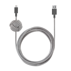 39482207240331,Night Cable (USB-A to Lightning) - Zebra