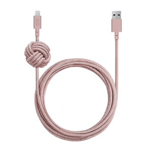 34253245644939,Night Cable (USB-A to Lightning) - Rose