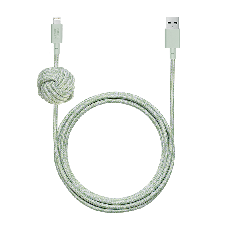 34253245710475,Night Cable (USB-A to Lightning) - Sage