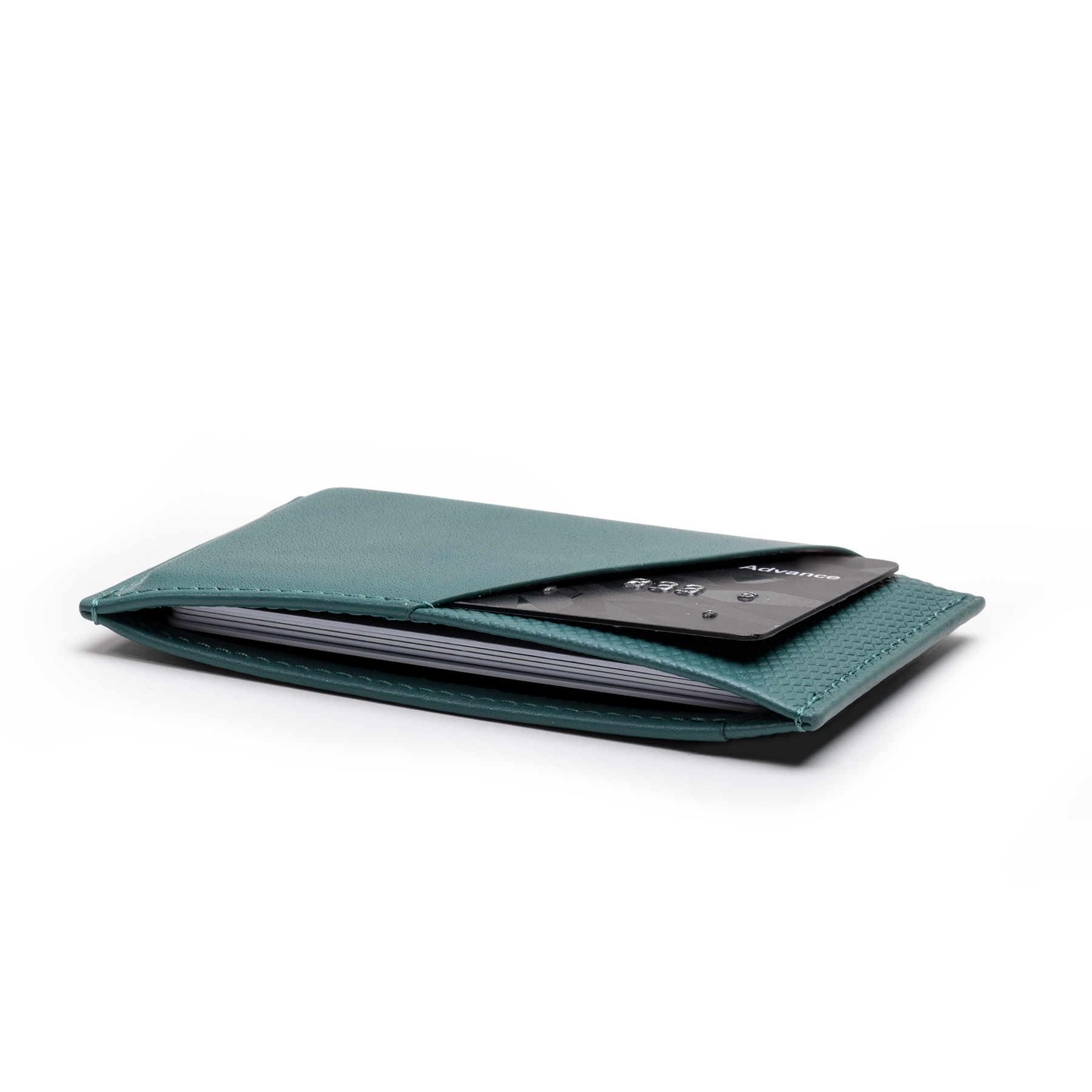 Light Navy folding card holder wallet, Compact Pocket organiser